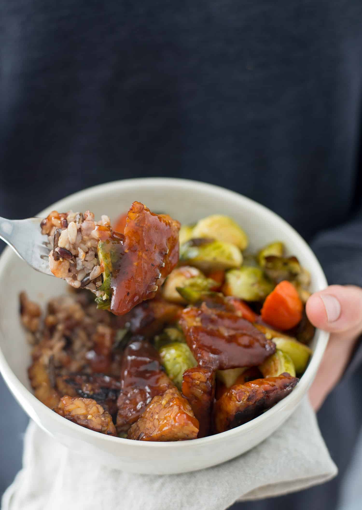 Crispy BBQ tempeh Bowls  Main Image